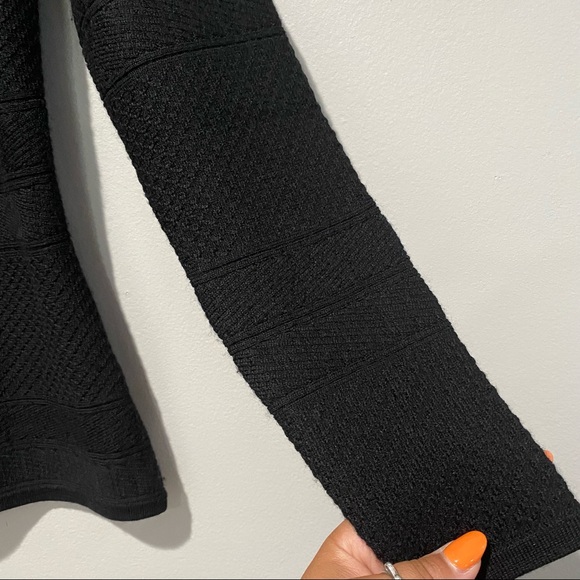 Brooks Brothers Black Merino Wool Silk Cashmere Blend Sweater Small - Picture 6 of 8